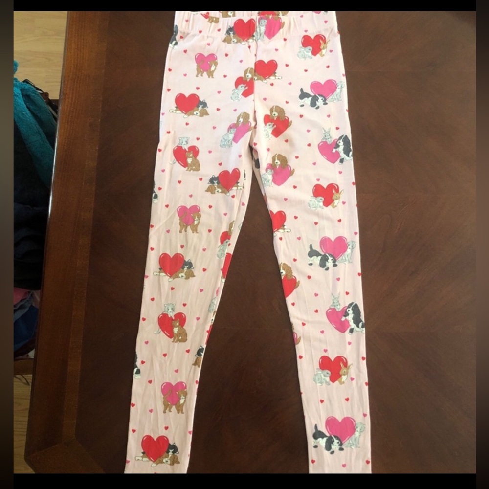 Mini boden valentine pets leggings 10 11